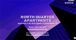 Desktop Screenshot of northquarterapartments.com